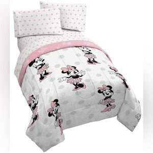 Used/Good condition/ Minnie Mouse Twin Bed Set